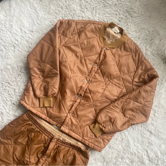 Vintage 50s/60s Hunting Quilted Inner Liner Set - Picture 6 of 6